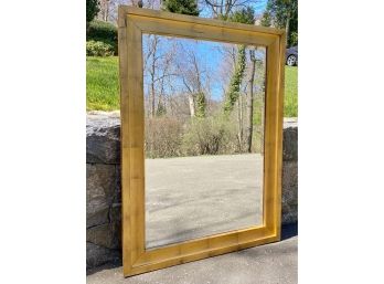 Gold Leaf Finish Accent Mirror