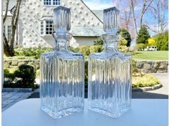 Beautiful Vintage Inspired Cut Crystal Decorative Decanters