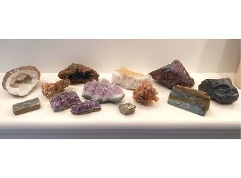Large Collection Of Precious Rocks And Gemstones