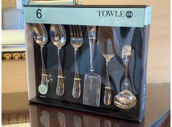 New! Towle 6-piece Stainless Flatware Hostess Set