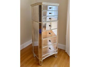 Art Deco Style Mirrored Lingerie Chest Of Drawers