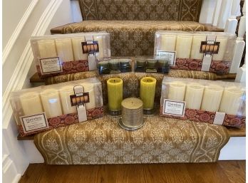 New! Bundle Of Flameless And Decorative Wax Candles