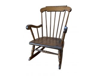 Vintage Colonial S. Bent & Bros Child's Rocking Chair