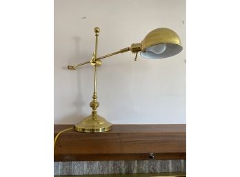 Mid-century Inspired Hinged Brass Task Lamp