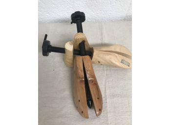 Industrial Looking Shoe Tree Set - For Women's Size 5-9  Wood Metal And Plastic