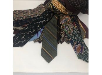 Assortment Of Funky Ties Including Active Skeletons