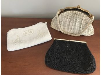 3PC Vintage Beaded & Metal Mesh Evening Bag Collection - Unbranded, Gorgeous