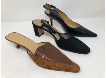 3 Pairs Of Women's Shoes Including Vanelli - Sz 8-8.5
