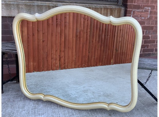 Vintage Mirror With Wooden Frame