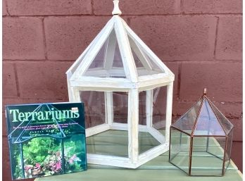 Two Terrariums And A Book
