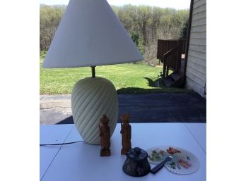 Lot Of Lamp And Asian Decor