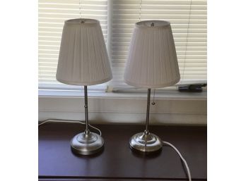 Two Ikea Table Top Lamps
