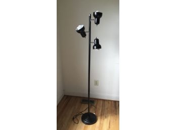 Sleek 65 Metal Floor Lamp. Built In Lamp Shades Are Adjustable So You Can Control The Direction Of Th