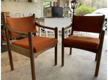 Pair Of Mid Century Modern Arm Chair