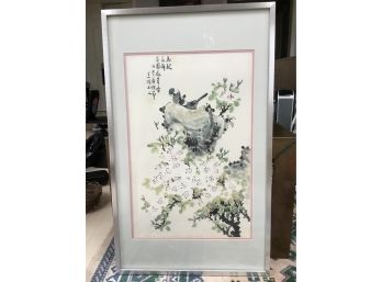 Beautiful Silver Framed Chinese Art Print