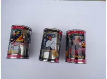 Pinnacle Baseball  Cards In A Can Unopened Lot Of 3