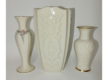 Lenox Vase Lot (3)