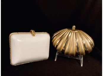 Two Vintage Hard-sided Evening Bags