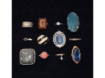 Collection Of 12 Ladies Estate Rings