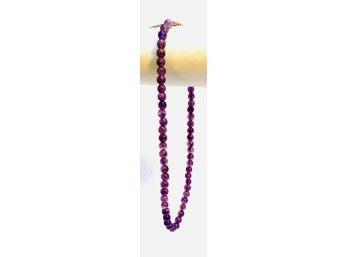 Gorgeous Natural Amethyst Bead Necklace