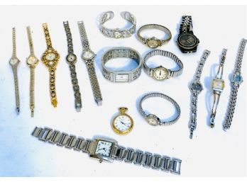 Collection Of 16 Dress Watches