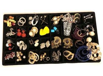 35 Matched Pairs Of Earrings