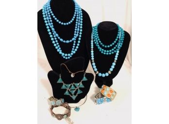 Turquoise Tone Fashion Jewelry