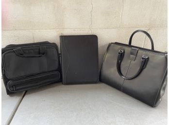 Sumdex Compact Brief, Briefcase, Leather Portfolio