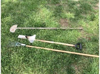 Lot Of Three Outdoor Tools As Pictured