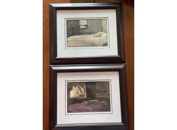 Lot Of 2 Framed Andrew Wyeth Prints