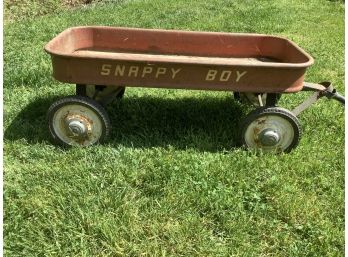 Vintage Snappy Boy Red Wagon (1940s/50s)
