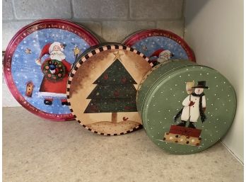 A Lot Of Christmas Tins