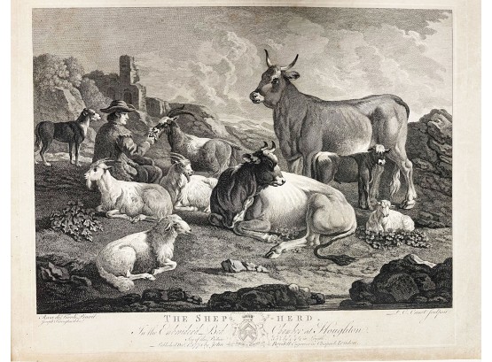 Pierre-Charles Canot (c.1710-1777) 'The Shep Herd'