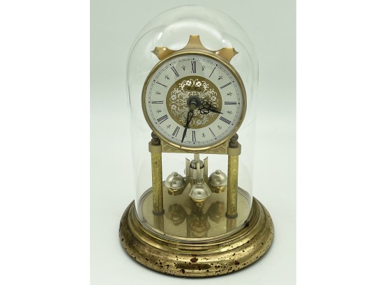 Peers Hardy Quartz Made In Germany Glass Dome Clock