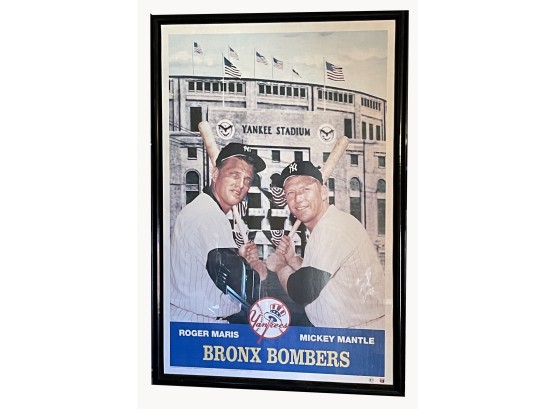 Bronx Brothers Yankees Players Poster: Micky Mantle And Roger Maris