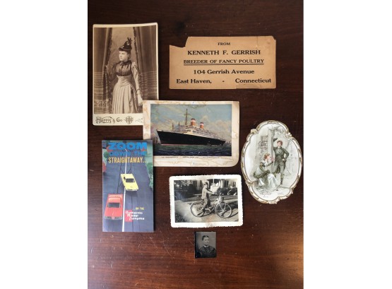 Vintage Ephemera Lot Of Pictures, Adverts, Post Cards, And More!!!