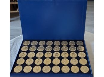 A Coin History Of Our Presidents - United States From George Washington To Ronald Reagan In Original Case