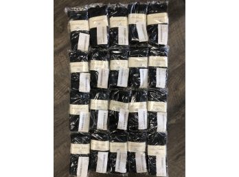 Lot Of 20 Appleseeds Black Leggings Size Adult S/M (small/medium) Fine Quality New In Original Packaging