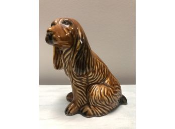 Lovely Scottish Terrier Dog Art Pottery Sculpture
