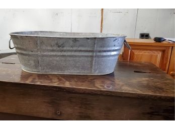 Brinkman Galvanized Steel Oblong Tub - Great For Growing Plants Or Washing The Puppy In The Back Yard