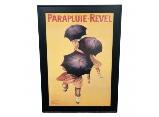 Large Framed Art Piece - Paraplulie Revel - 29 Inches Wide X 41 Inches Tall