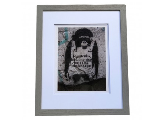 Banksy Framed - Laugh One Day And Ill Be In Charge