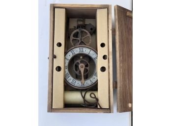 The Kronos Clock Hand Crafted In Colombia - Wooden Clock