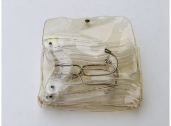 Looks Silly But Very Cool - 1960s Travel Fold Up Hangers Pack Of Four