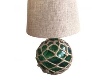 Lamp ( Green Glass With Rope)