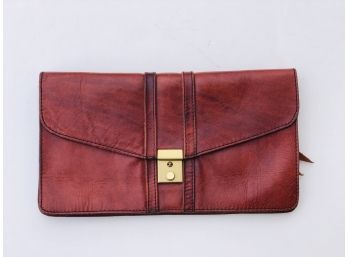 Vintage 1970s Leather Clutch