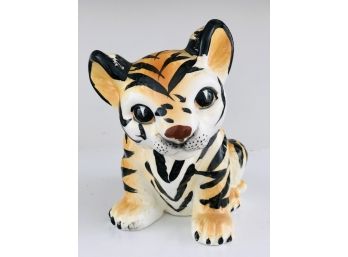 Handmade Ceramic 1960s Baby Tiger