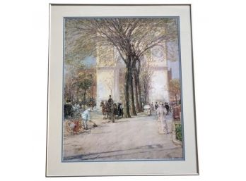 Large Matted Print - French Artist 1890
