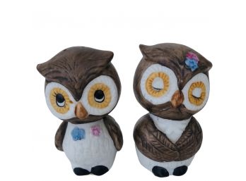 Made In Korea - Mid Century OWL Salt And Pepper Shakers