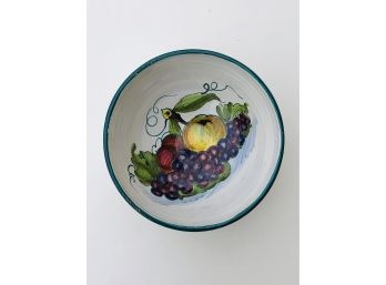 Vintage Handmade Ceramic Fruit Bowl - Numbered On The Bottom